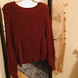 American Eagle Burnt Orange Sweater